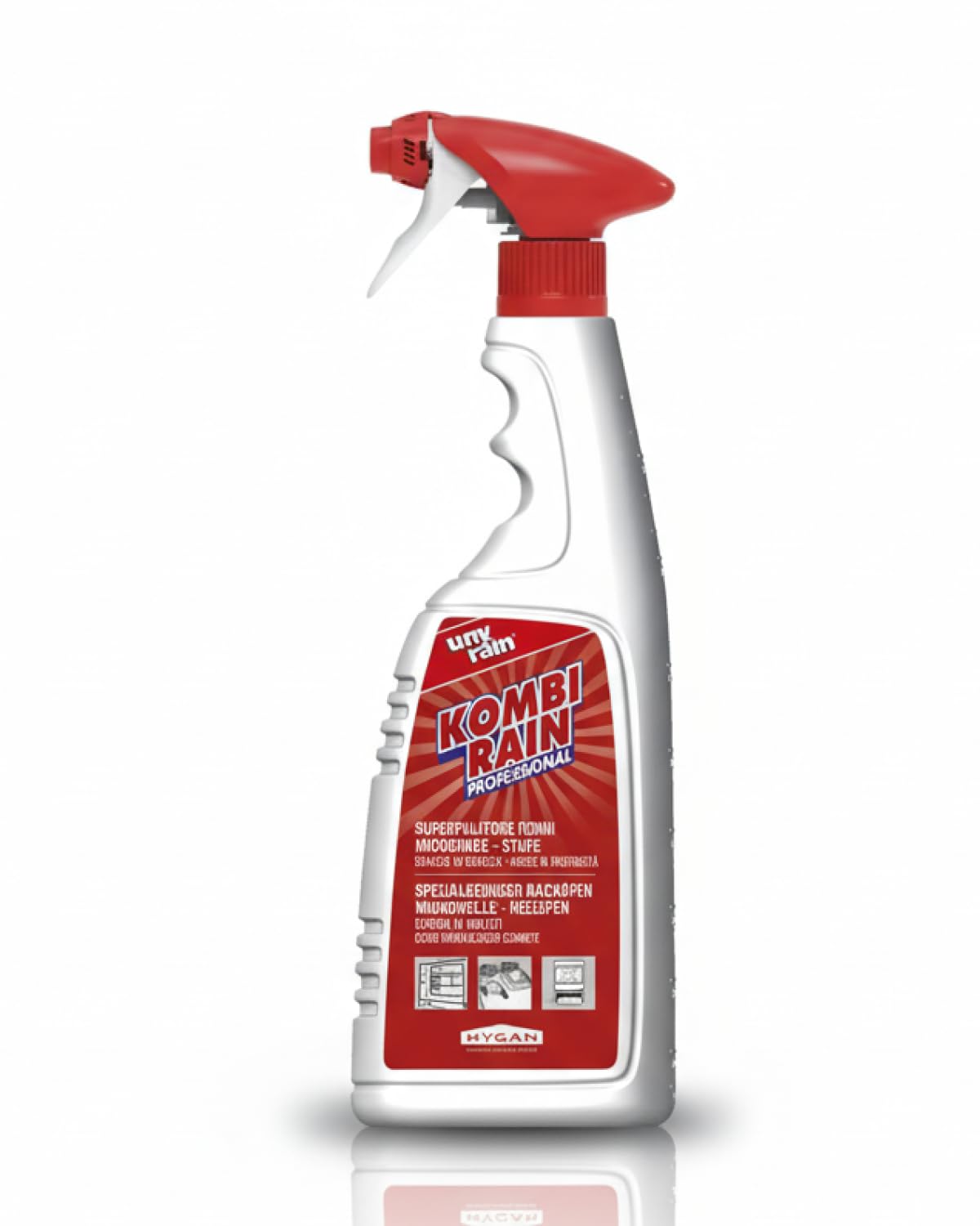 Spezialreiniger Kombidämpfer Küche 6x750 ml | Gegen Fett, Öl, Eiweiß, Verkrustungen, für Öfen, Grill, Mikrowelle & Fritteuse