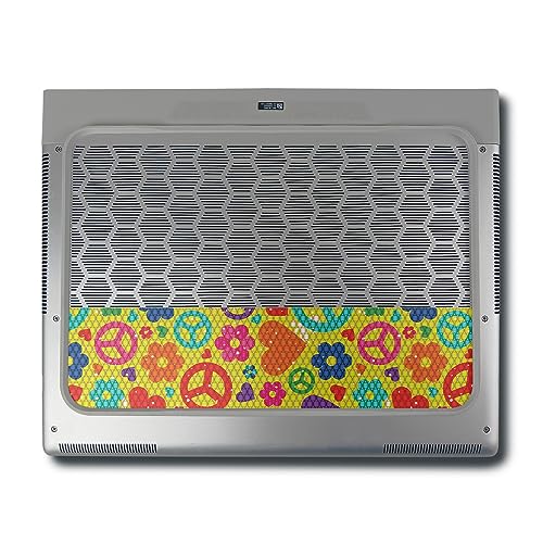Image of MightySkins Skin Compatible with Alienware X16 R1 (2023) Full Wrap Kit - Peace Cloth | Protective, Durable, and Unique Vinyl Decal wrap Cover | Easy to Apply & Change Styles | Made in The USA