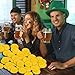 Yoblink Gold Coins St Patricks Day,Gold Coins Plastic, Shamrock St Patricks Day Coins,100Pcs Gold Plastic Coins