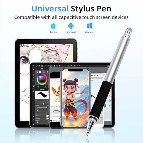 Stylet pointe fine pour écran tactile : écriture fluide sans latence