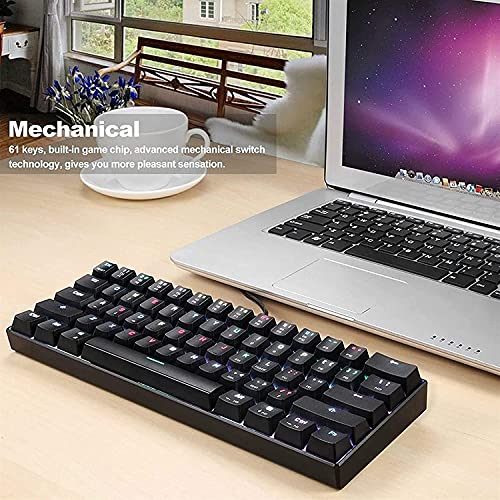 Teclado Gamer Feiyx Mecánico USB QWERTY Compacto miniatura 2