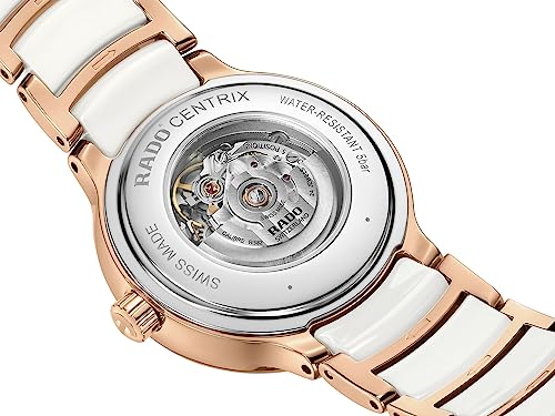 Rado Centrix Automatic Diamonds, White Dial with Diamonds and Date Display, Swiss Automatic Movement4
