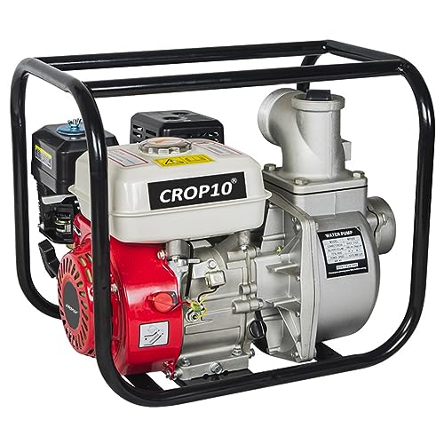 Image of WP-30 Water Pump | 6.5 HP, 4 Stroke Advanced Technology 196 CC Petrol Engine With 3600 RPM | Ideal for Agricultural, Farming, Irrigation, Draining Construction, Cleaning And Gardning