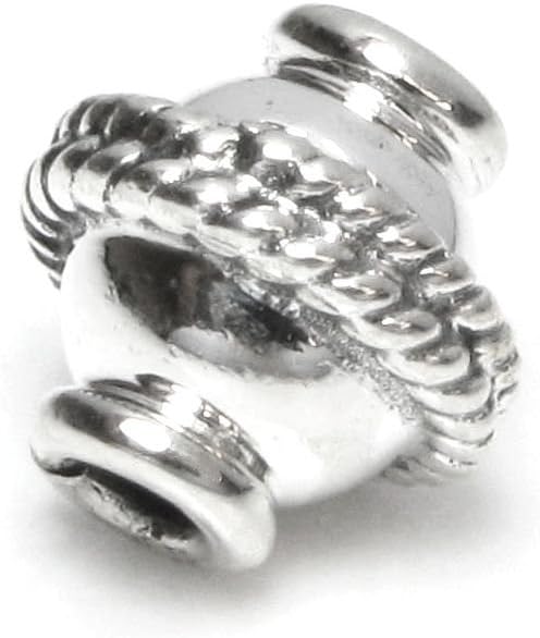 Dreambell 2 pcs Bali .925 Sterling Silver Saucer Bead Spacer 8mm / Findings/Antique
