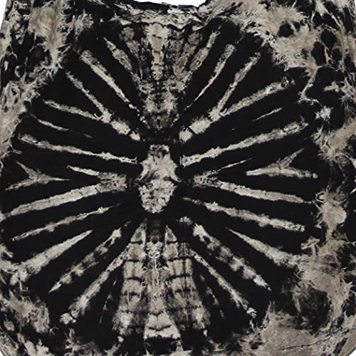 Image of TIE DYE Bohemian Hipster Hobo Boho Hippie Crossbody Bag Purse Black Tone 39 inch