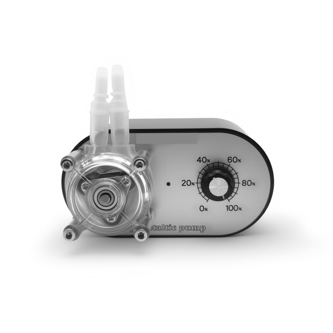 Lloopk One Color Peristaltic Pump, Peristaltic Pump Dosing Adjustable Flow Rate 114-500Ml/Min With Adaptor
