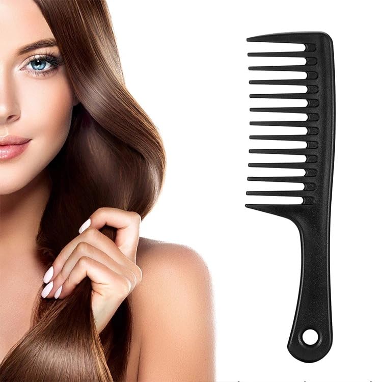 bold&beautiful Unisex Hair Comb for Wavy, Long, Curly Hair, Wide Teeth, Detangling Brush, Hairstyling Tool