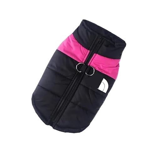 Ropa cálida impermeable para perros, abrigo para mascotas, chaleco de invierno acolchado con cremallera