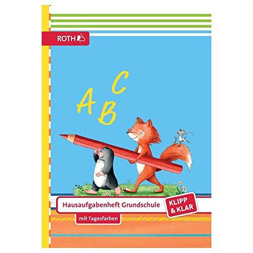 Preisvergleich Produktbild ROTH Hausaufgabenheft Grundschule Klipp + Klar, Flinki und Schlau