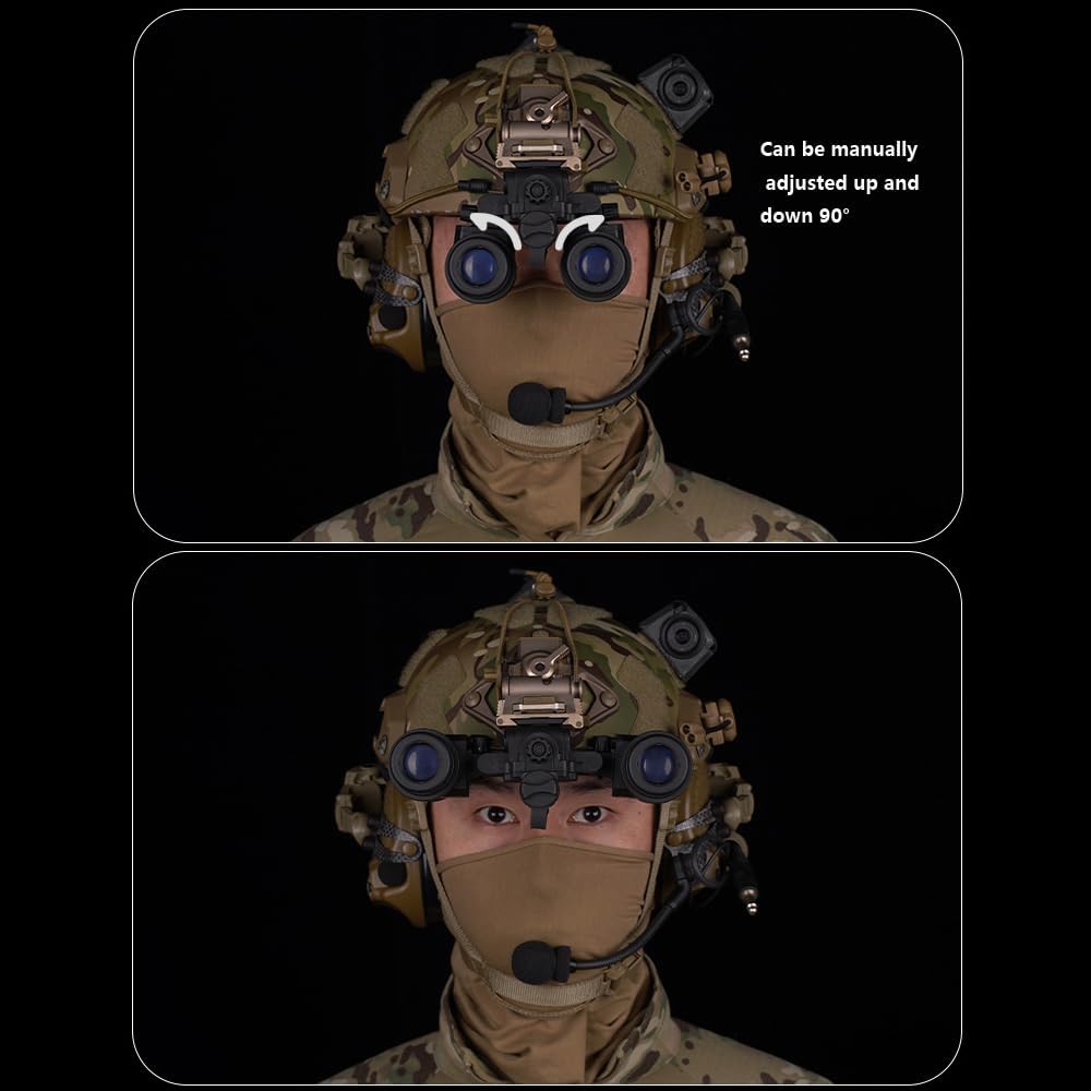 AN/PVS31 NVG Dummy Model with L4G24 Helmet Base Mount