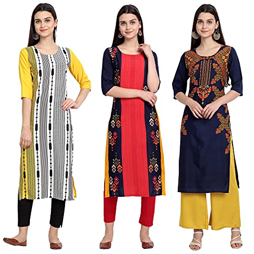 Image of Women's Crepe Straight Kurta
