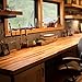 CONSDAN Butcher Block Counter Top, USA Grown Oak Solid Hardwood Countertop, Wood Slabs for Kitchen, Reversible, Both Side Polished, Prefinished with Food-safe Oil, 1.5