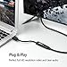 immagine 6ICZI Adattatore DisplayPort a HDMI 1080P, Cavo DP Maschio su HDMI Femmina, Connetori Dorati, Convertitore HDMI con Cappuccio Antipolvere per HDTV, Monitor, Proiettori, Portatili e Altri