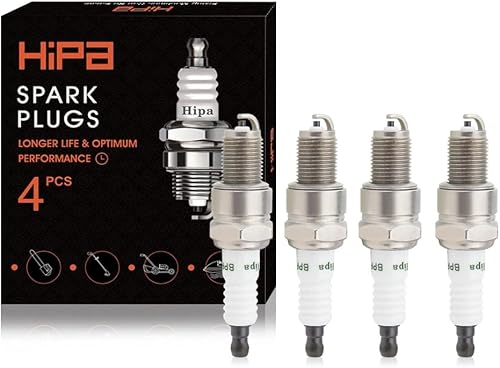 Miniatura 1 de Hipa 794-00082 Bujía para Champion RDZ4H Troy-Bilt 794 00082 794-00043 753-05784 Ryobi MTD 4 ciclos WeedEater (4 unidades)