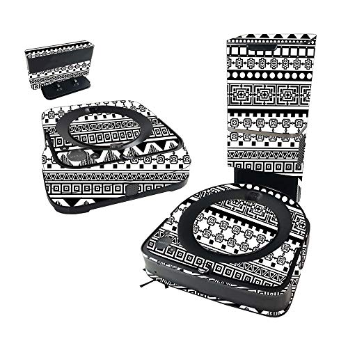 MightySkins Vinyl Skin iRobot Roomba s9+ & Braava m6 | Black Aztec