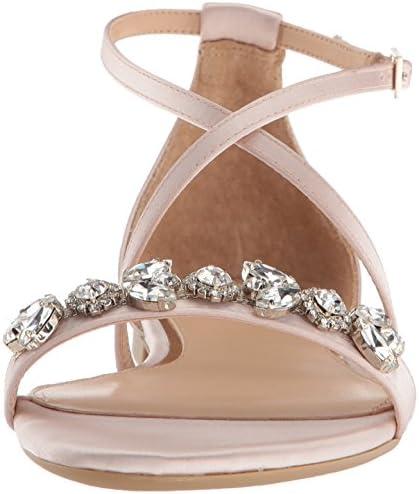 Jewel Badgley Mischka Tessy Satin Evening Sandal | Image 1