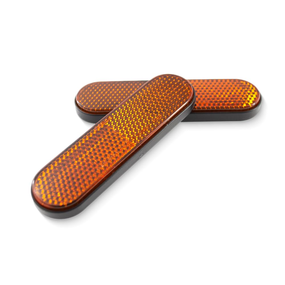 Adhesive Rectangular Reflectors Vehicle Safety Stick-On Rectangular ...