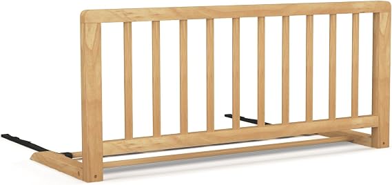 Nidalys Nidalys Barrière de Lit Enfant en Bois Massif 90 cm sans Perçage
