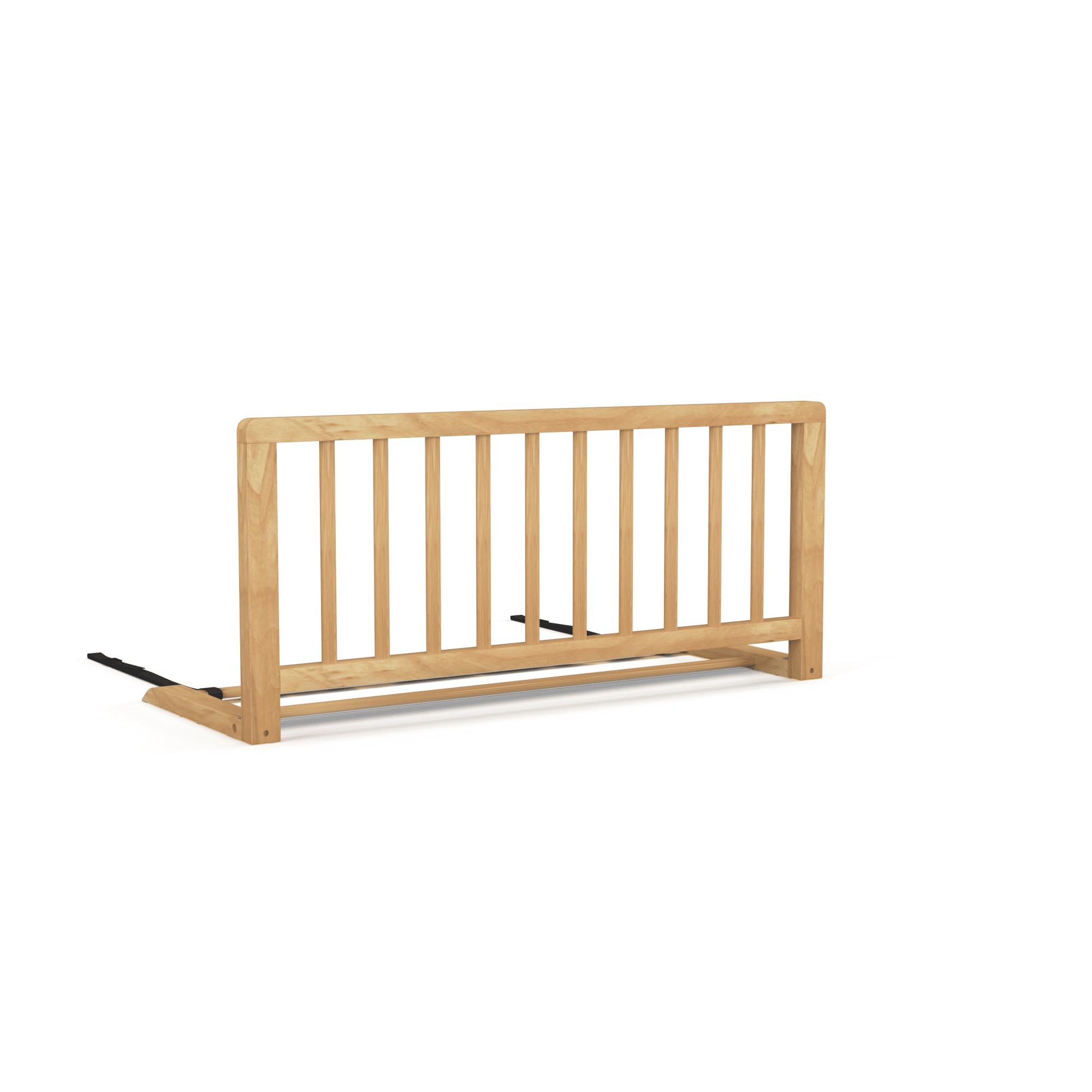 Nidalys Barrière de Lit Enfant 90 cm - Bois Naturel : Sécurisez Le Sommeil de Votre Enfant