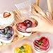 TOFLEN 5 oz Heart Shaped Dessert Cups with Lids and Spoons 150 Pcs | Serves 50 | Mini Plastic Dessert Shooter Cups for Parfait, Cheesecake, Mousse, Appetizers, Jello Shot and Puddings