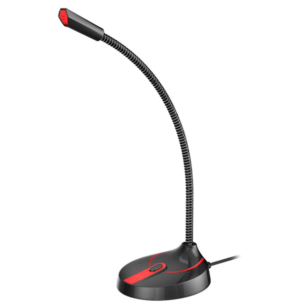 Mini microphone PC portable filaire jack 3.5mm noir pour studio speech