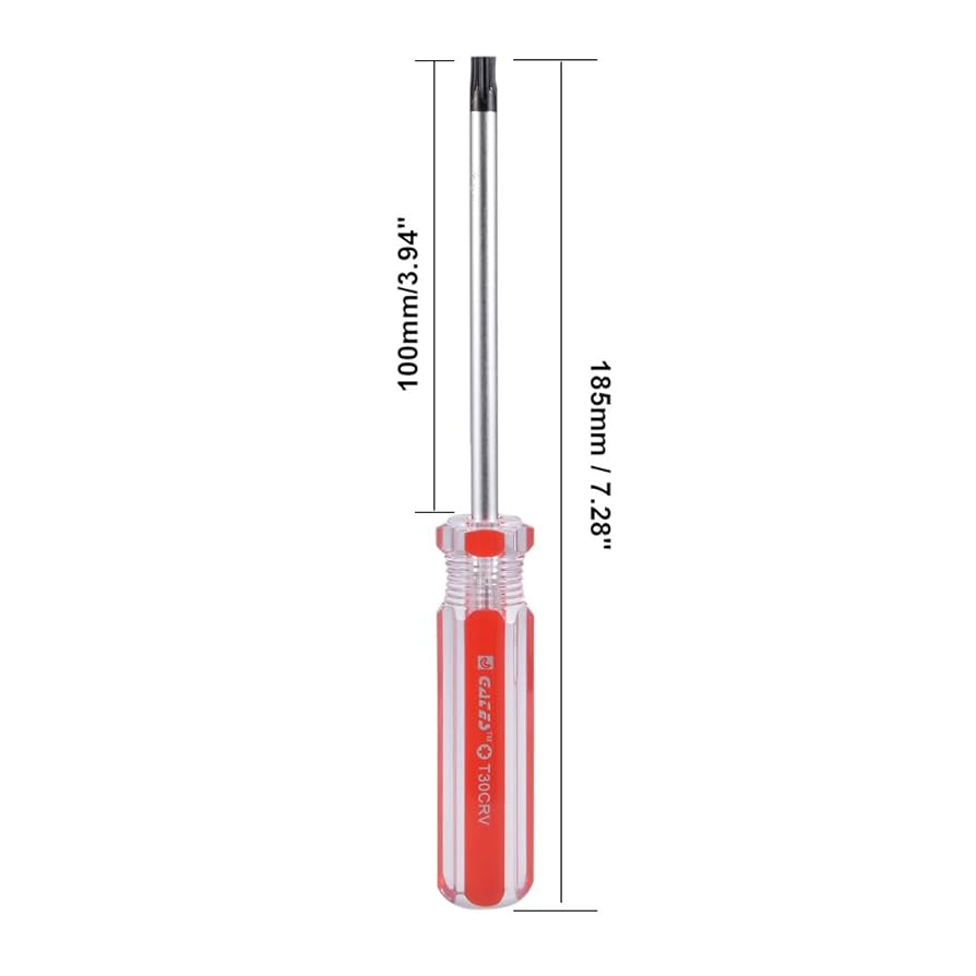 uxcell Magnetic Tip Torx Screwdriver, T30 Security Magnet