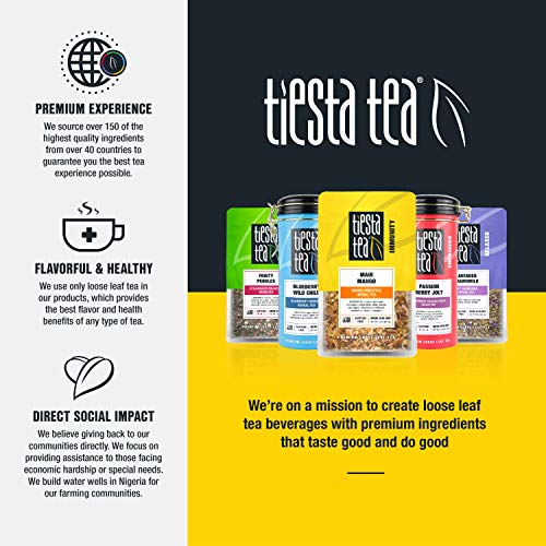 image for Tiesta Tea - Fireside Spice, Loose Leaf Mulled Wine Herbal tea, Non-Ca