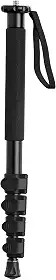 HollyWave Monopé TB12 61' Portátil em Alumínio, Parafuso 1/4' e 3/8', Travamento de 5 Seções, Carga 5kg, Punho Ergonômico