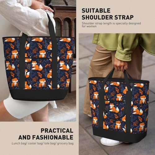 Sacs de courses isolants grand sac isotherme doux réutilisable - 7