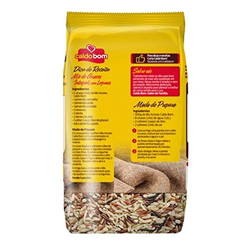 Mix de Arroz Integral 500g - Caldo Bom