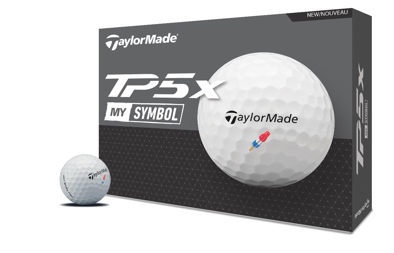 TaylorMade Golf 2024 Symbol TP5X ROCKETPOP GOLFBALLS ONE Dozen — image 1
