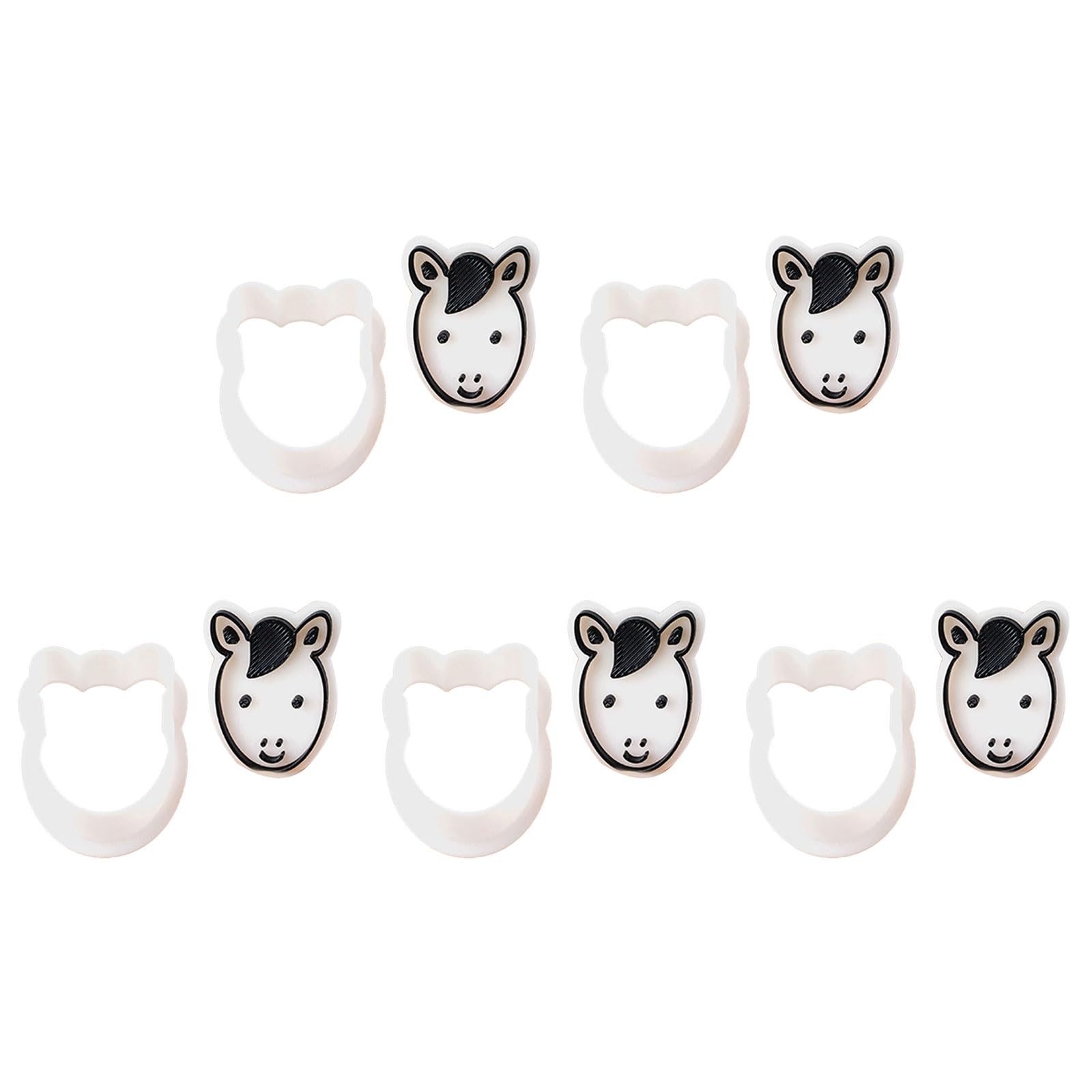 Tsophreniq Lovely Shape Sugarcraft Biscuits Molds Lovely Animal Fondant Cookie Stamp for Baking Enthusiasts and Home Cooks Kids Baking Tool