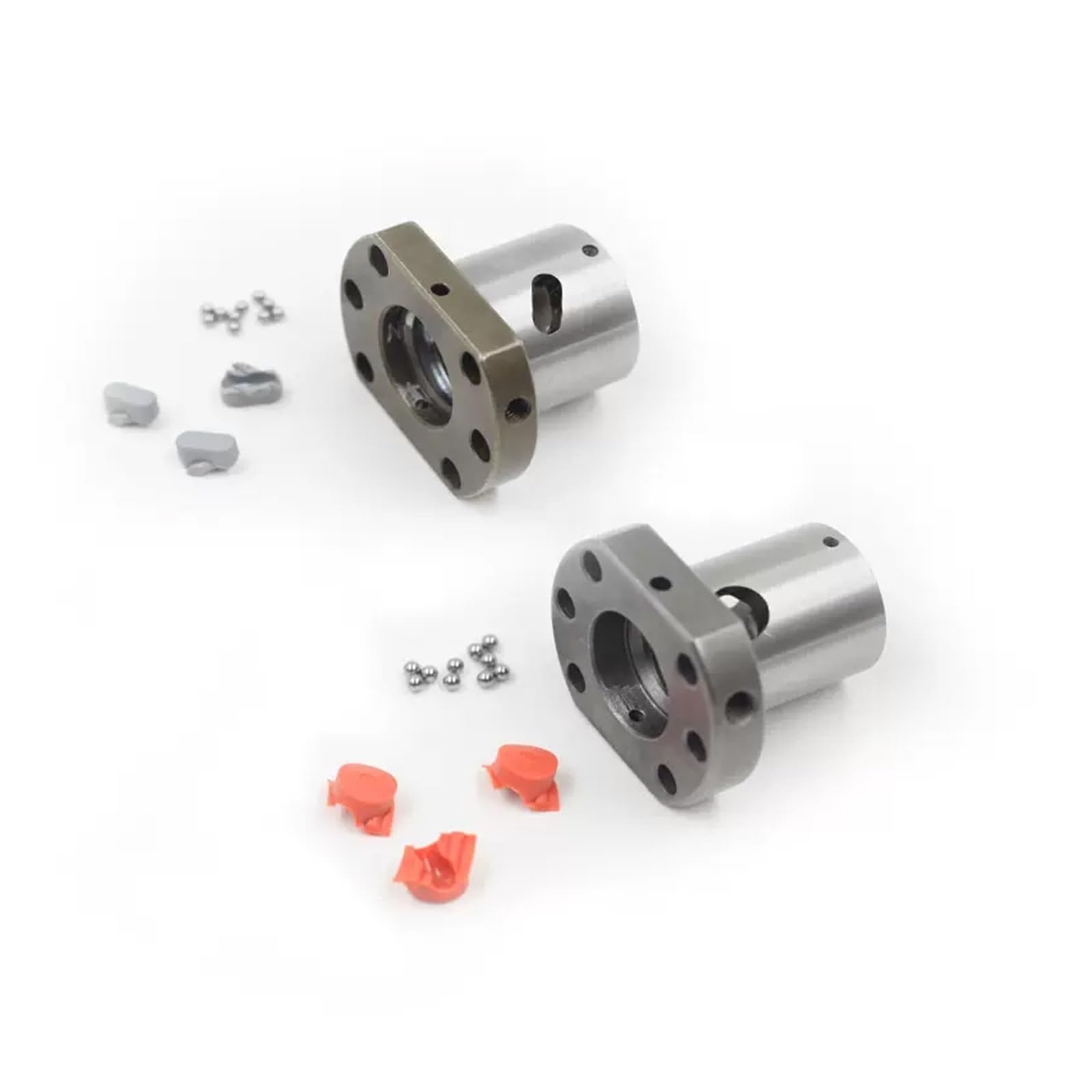 Guida al movimento lineare in miniatura Guida lineare 2 pezzi HGR20 + 4 blocchi di scorrimento HGH20CA + vite a ricircolo di sfere SFU1610 con estremità lavorata for BK/BF12(550mm)