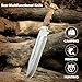 WARIVO KNIFE Handmade D2 Steel 18 Inch Large Bowie Knife, Full Tang Fixed Blade Knife With Sheath Hunting Knife With Rosewood Handle And Brass Guard Ideal For Camping, Hiking, Survival