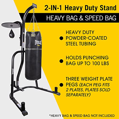 Everlast Steel Heavy Punching Bag Stand Workout Equipment for