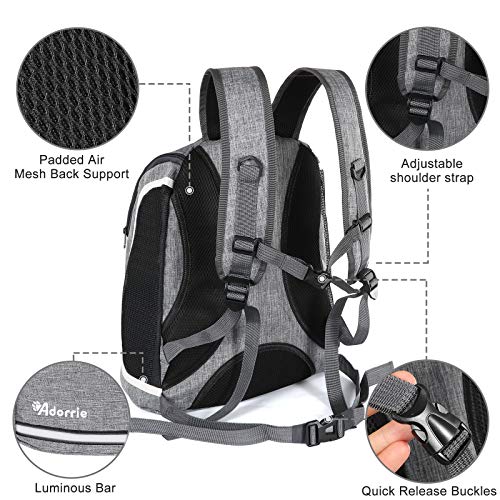 Dog Cat Backpack Carrier for Small Dogs and Cats, Safer Multifunctional Pet Backpack Carrier for Hiking, Walking… - Image 5