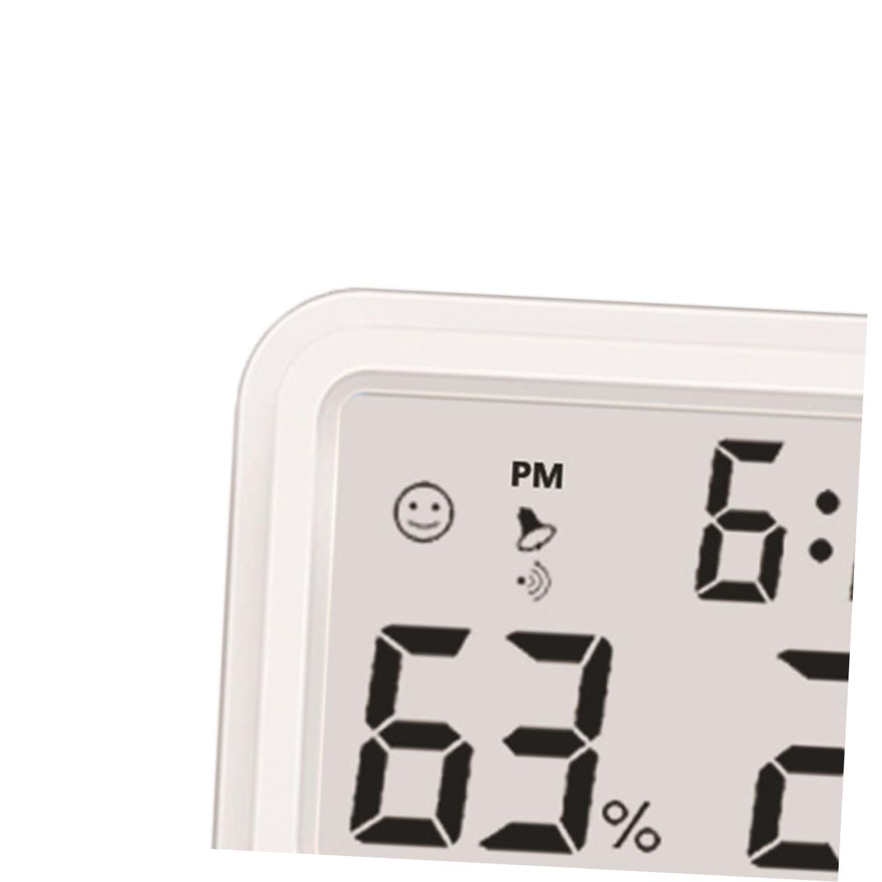 Happyyami 3 Stück Innen Hygrometer Kabelloses Thermometer Heim Hygrometer Innen Thermometer Heim Weiß