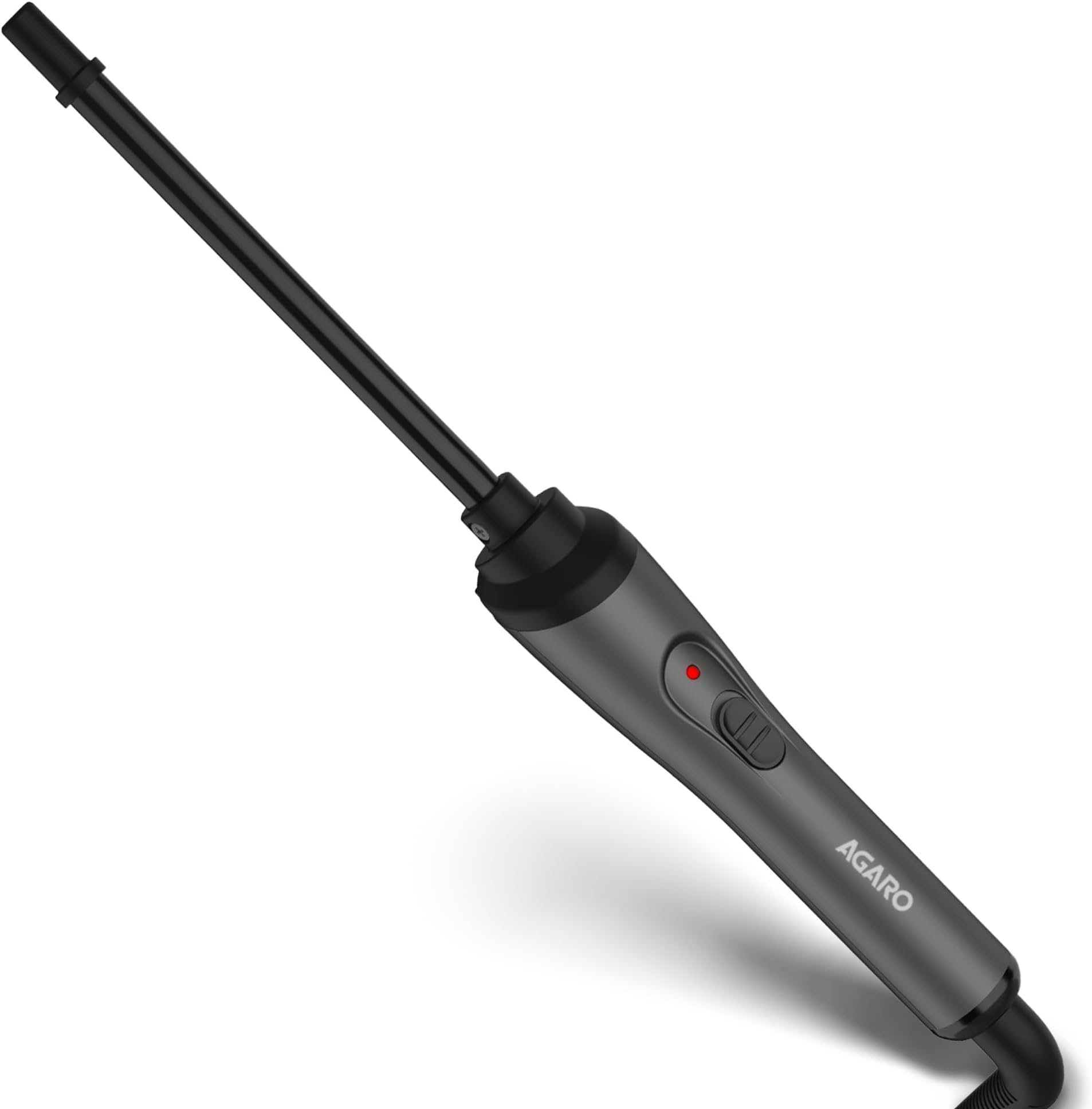 - HC8001 Hair Curler With 10MM Barrel, Rod, Tong, Chopstick Hair Curler, Ceramic Coated Plates, Cool Touch Tip, Fast Heating, For Women, Maggie Curl, Hair Curling, Styling, Grey