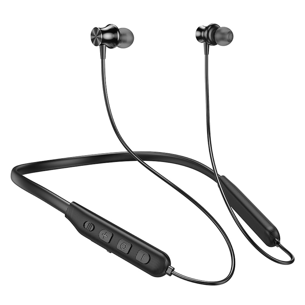 Hoco ES64 - Easy Sound Sports Wireless Bluetooth Headset, Bluetooth V5.3, Use Time: Up To 30 Hours, Standby Time: Up To 350 Hours, Compatible With iPhone Samsung OnePlus Huawei Xiaomi Oppo - Black