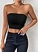 Sukiglam Tubo Top Mujer Camiseta Sin Tirantes Verano Bandeau Slim Fit Sin Mangas Crop Tops con Banda Elástica Doble Capa Blusa Tubo Básico Y2K Shirt Sexy Sin Acolchado Bustier Aesthetic Clothes Imagen de Sukiglam Tubo Top Mujer Camiseta Sin Tirantes Verano Bandeau Slim Fit Sin Mangas Crop Tops con Banda Elástica Doble Capa Blusa Tubo Básico Y2K Shirt Sexy Sin Acolchado Bustier Aesthetic Clothes