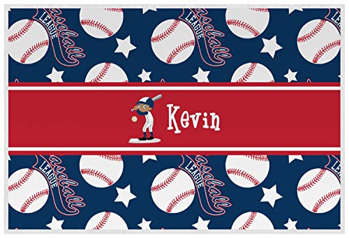 Personalized Baseball Laminated Placemat w/Name or Text