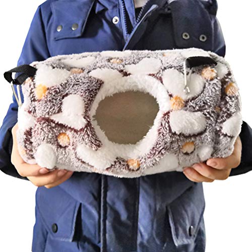 Image of Litewoo Sugar Glider Sleeping Pouch Small Animal Hammock Bed Nest, Pink