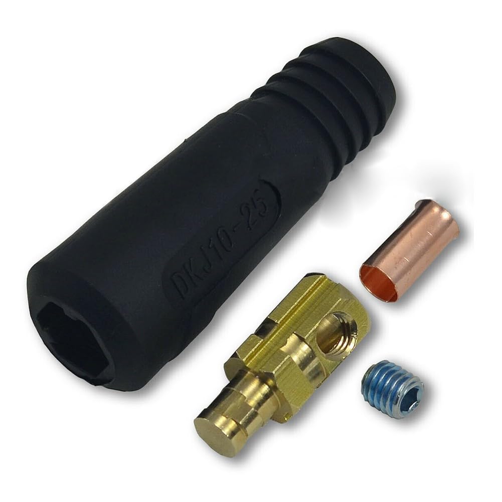 Connettore giunto per cavo di saldatura, attacco rapido DKJ10-25 per saldatrice, accessori per presa pannello resistente