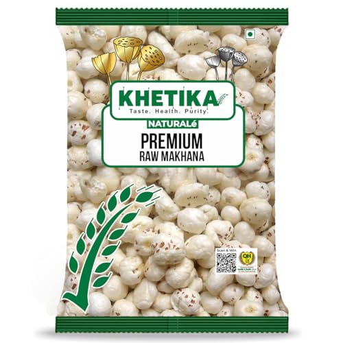 Khetika Premium Raw Phool Makhana 250g | Pesticide Free | Handpicked Jumbo Size | Direct from Farm | Premium Lotus Seeds | Natural & Crunchy | Fit for Fasting | Hygienically Packed (B0D56HMJ27) Amazon Price History, Amazon Price Tracker