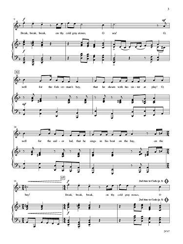 Sing Me a Song: Medum High: 13 Poetic Songs for Solo Singers for Recitals, Concerts, and Contests (Alfred's Vocal Solo Collections) - Image 5