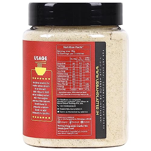 Image of Urban Platter Japanese-Style Ramen Broth Powder, 150g (Plant-Based | Instant Soup Base | MSG-free | Umami-Rich)