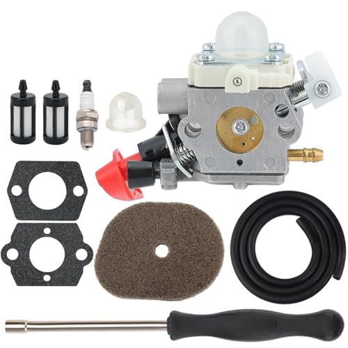 FS56RC Carburetor Kit Compatible for Stihl FS56RC FS70R KM56C HT56C – Replaces 4144 120 0608, C1M-S267A with Air Filter, Fuel Lines, Spark Plug & Adjustment Tool?