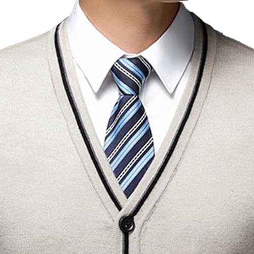 Pull sans manches homme extensible pour silhouette généreuse en tricot - 4