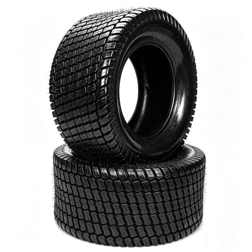 BONNLO 20x10.00-8 Lawn Mower Tires(2-Pack) 4Ply Turf Tire Fits Most Lawn & Garden Riding Mower Tractor Golf Cart Utility Vehicles 20x10x8 Tubeless