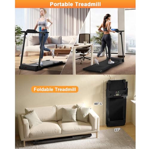 MYDEAR Caminadora Eléctrica Plegable y Portátil con Pantalla Digital 5 Imagen adicional